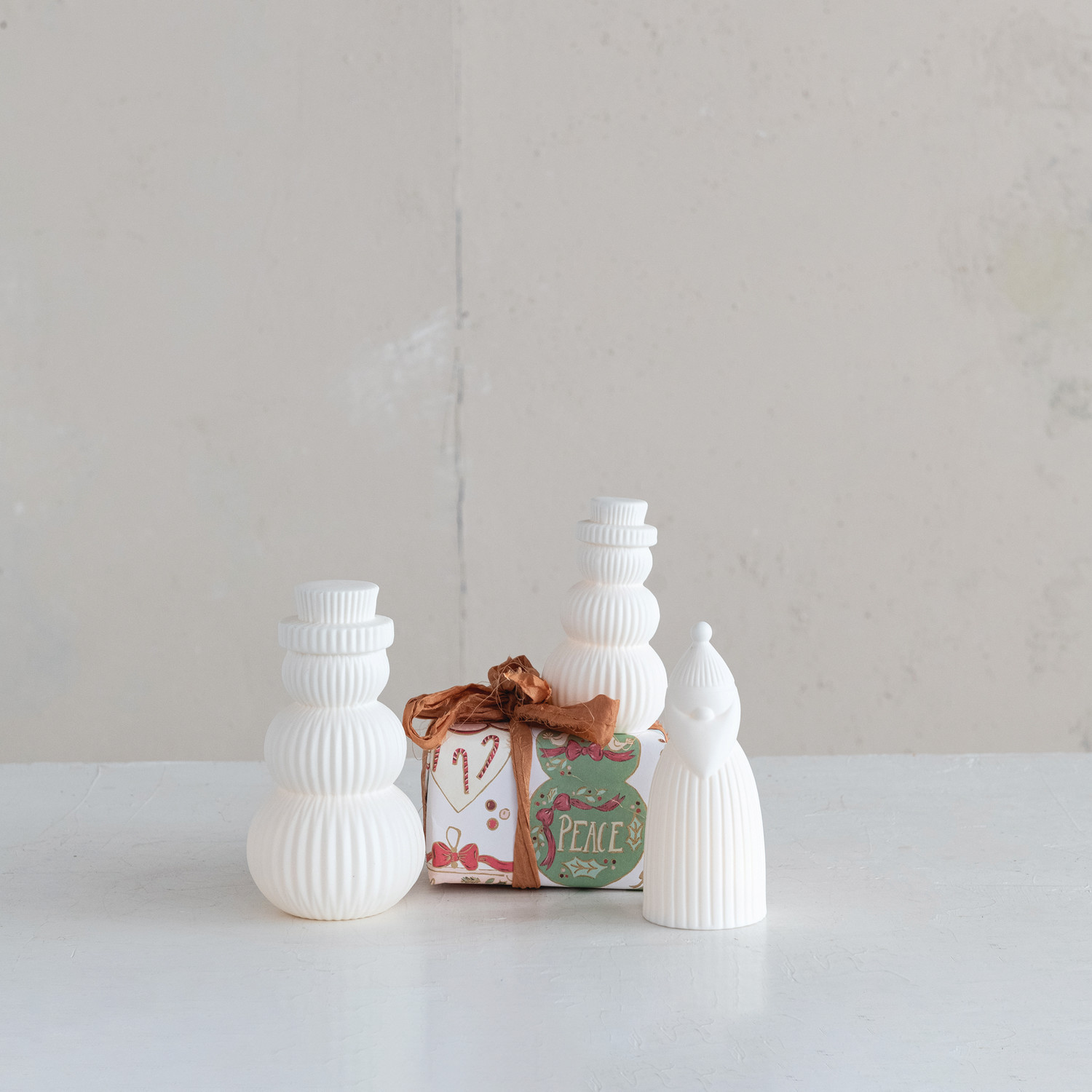 Stoneware Light Up Snowman