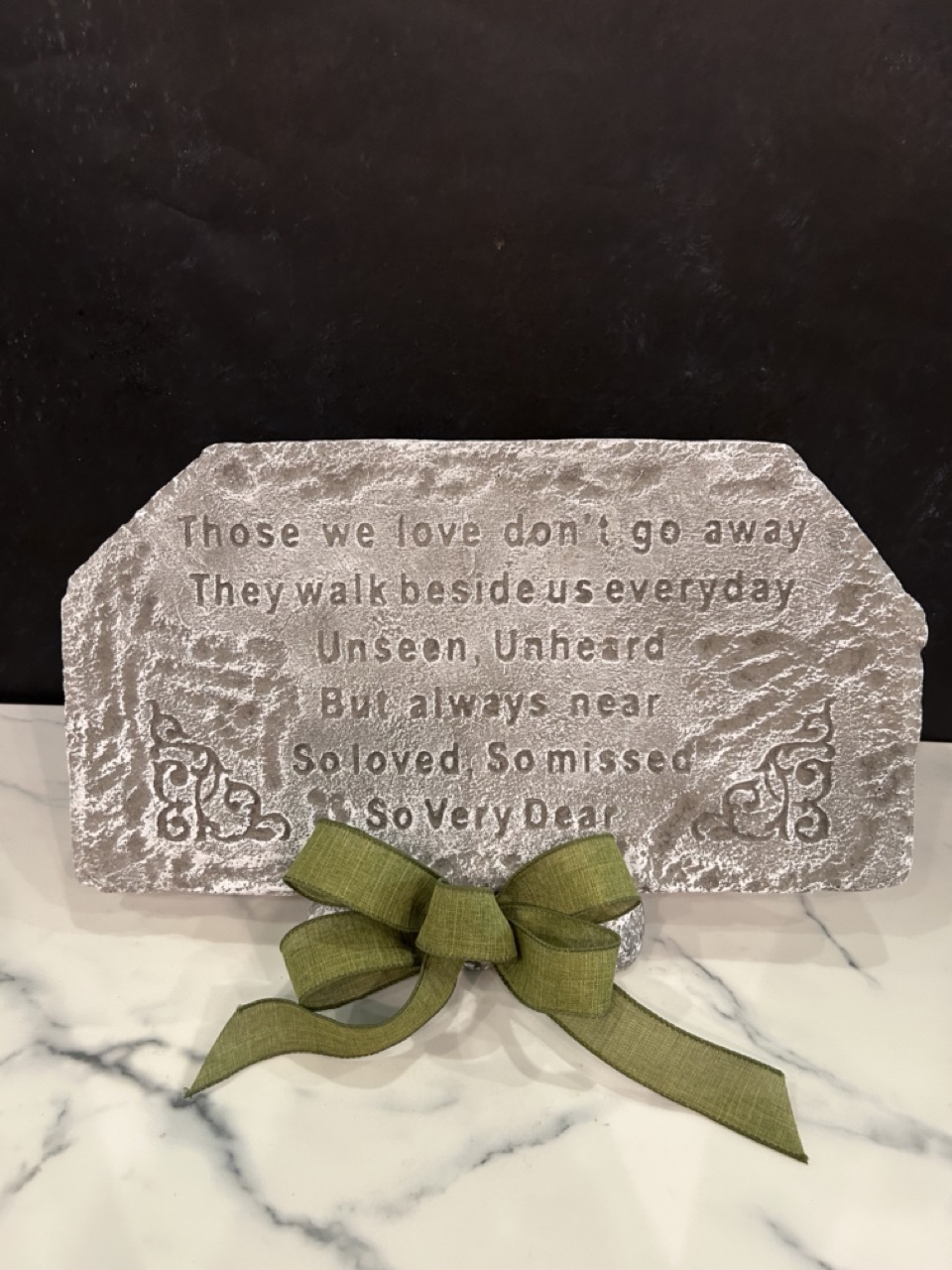 Concrete Memorial Stone - Always Near