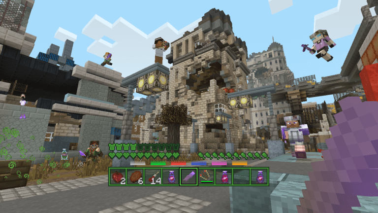 Capitol Battle map in Minecraft