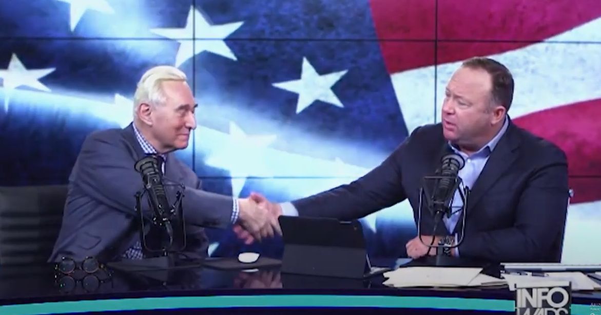 Roger Stone and Alex Jones