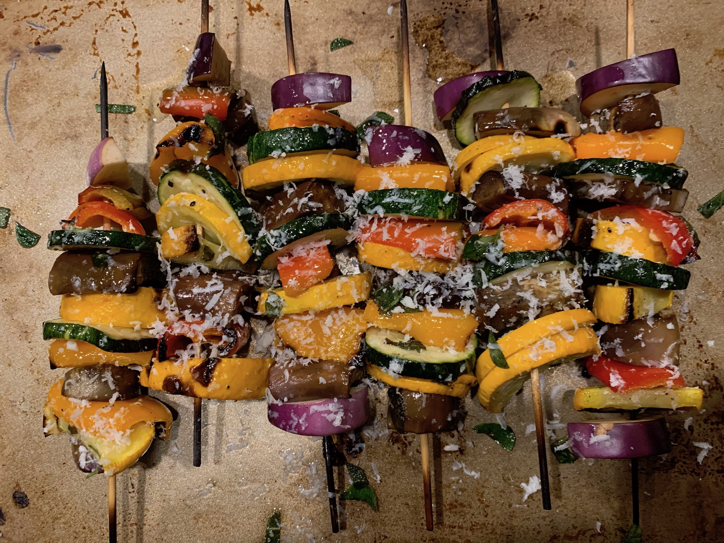Grilled Vegetable Skewers