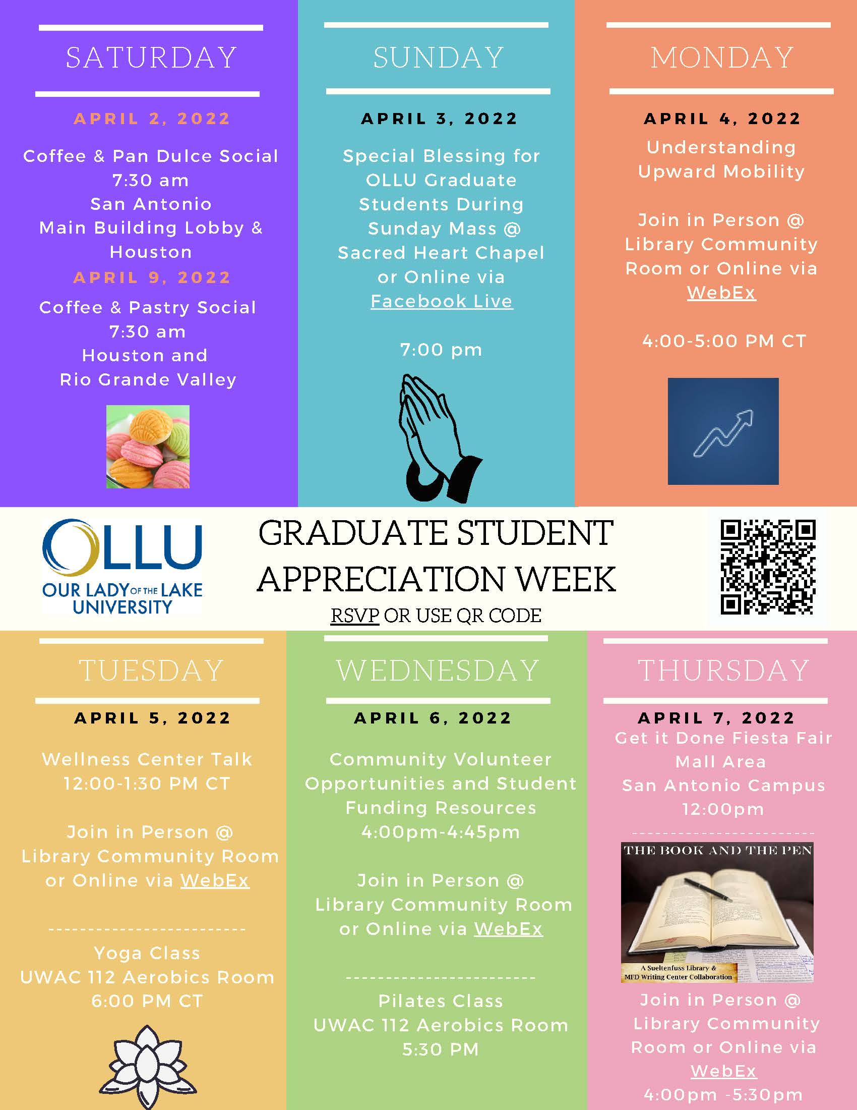 Graduate Student Appreciation Week features multiple events OLLU Lake