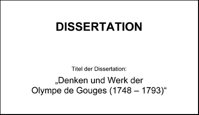 Neuigkeiten Olympe De Gouges - Space Art Collection - 8K Quality