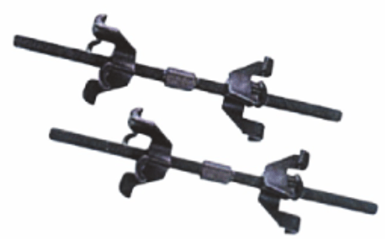 Shock absorber spring compressor four claws