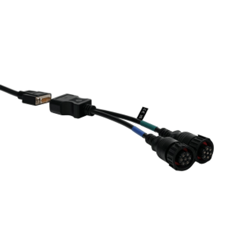 ROUND DIAGNOSTICS CABLE FOR LINDE, 7 PINS (JDC571.9)