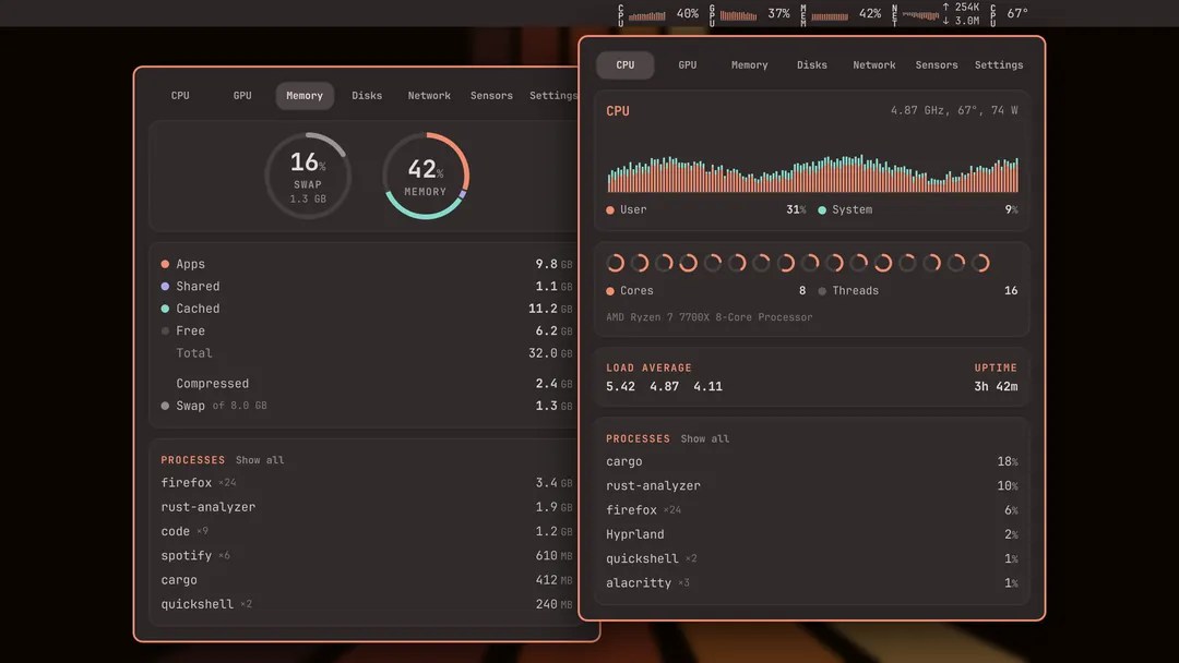 OmaStats plugin screenshot