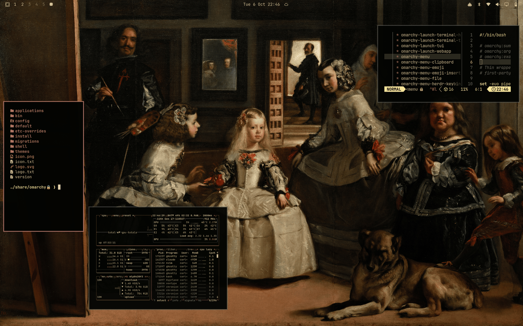 Prado themes for Omarchy card