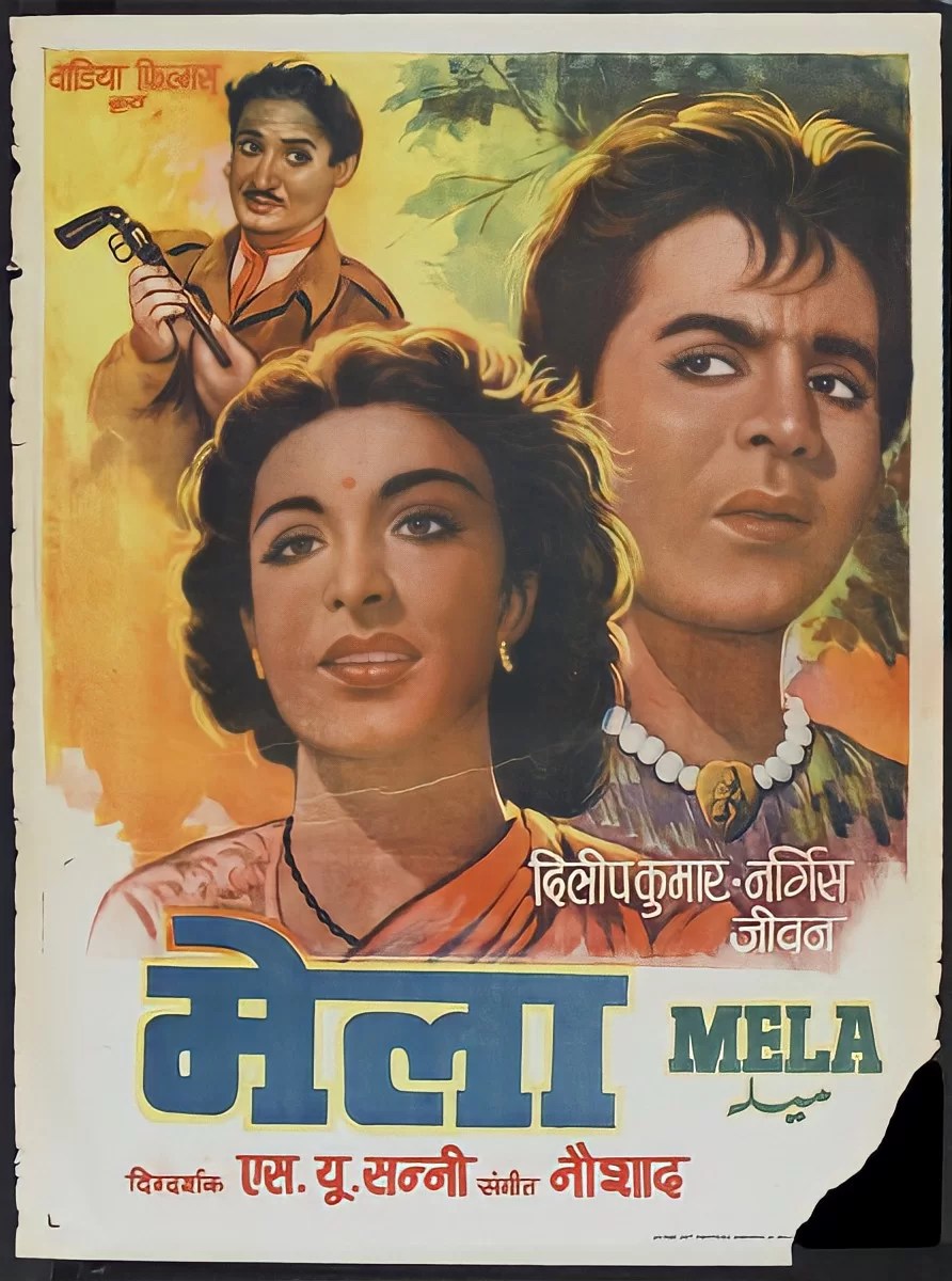 TOP TEN iconic MOVIES from Dilip Kumar's superhit movies over six decades. Mela 1948 HD Poster Death