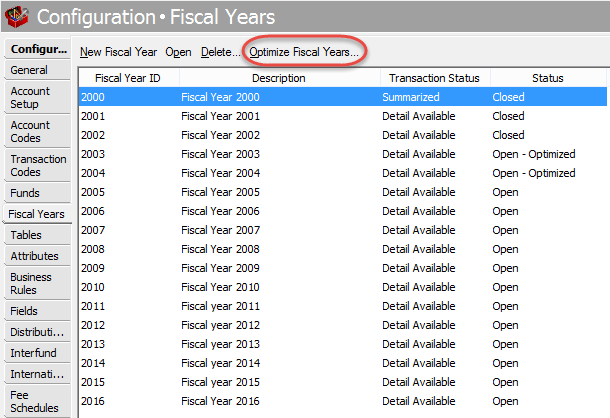Optimizing Fiscal Year Closing in Financial Edge™