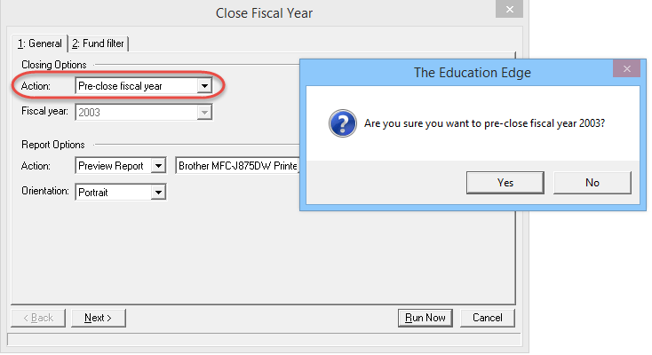 Education Edge Database Suggestions for Closing Fiscal Year 