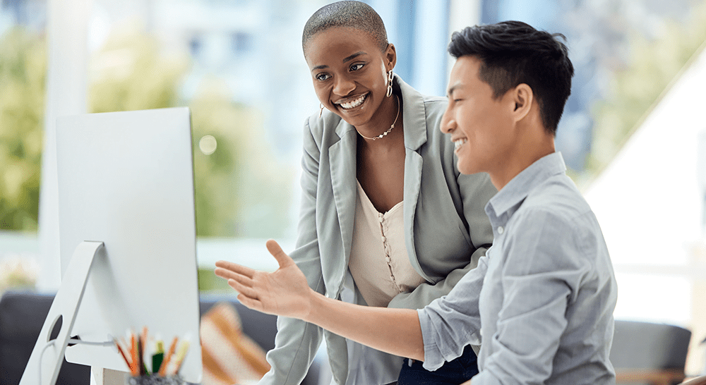 Nonprofit professionals looking at Blackbaud or Salesforce and the Omatic Cloud Integration