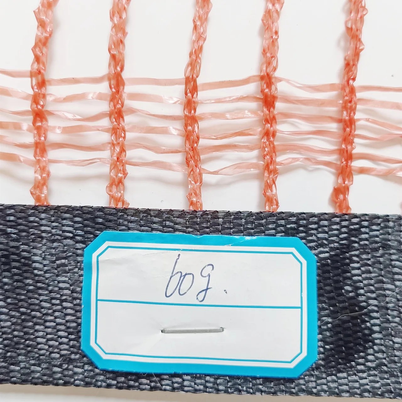Barrier and warning net for construction site, United Kingdom