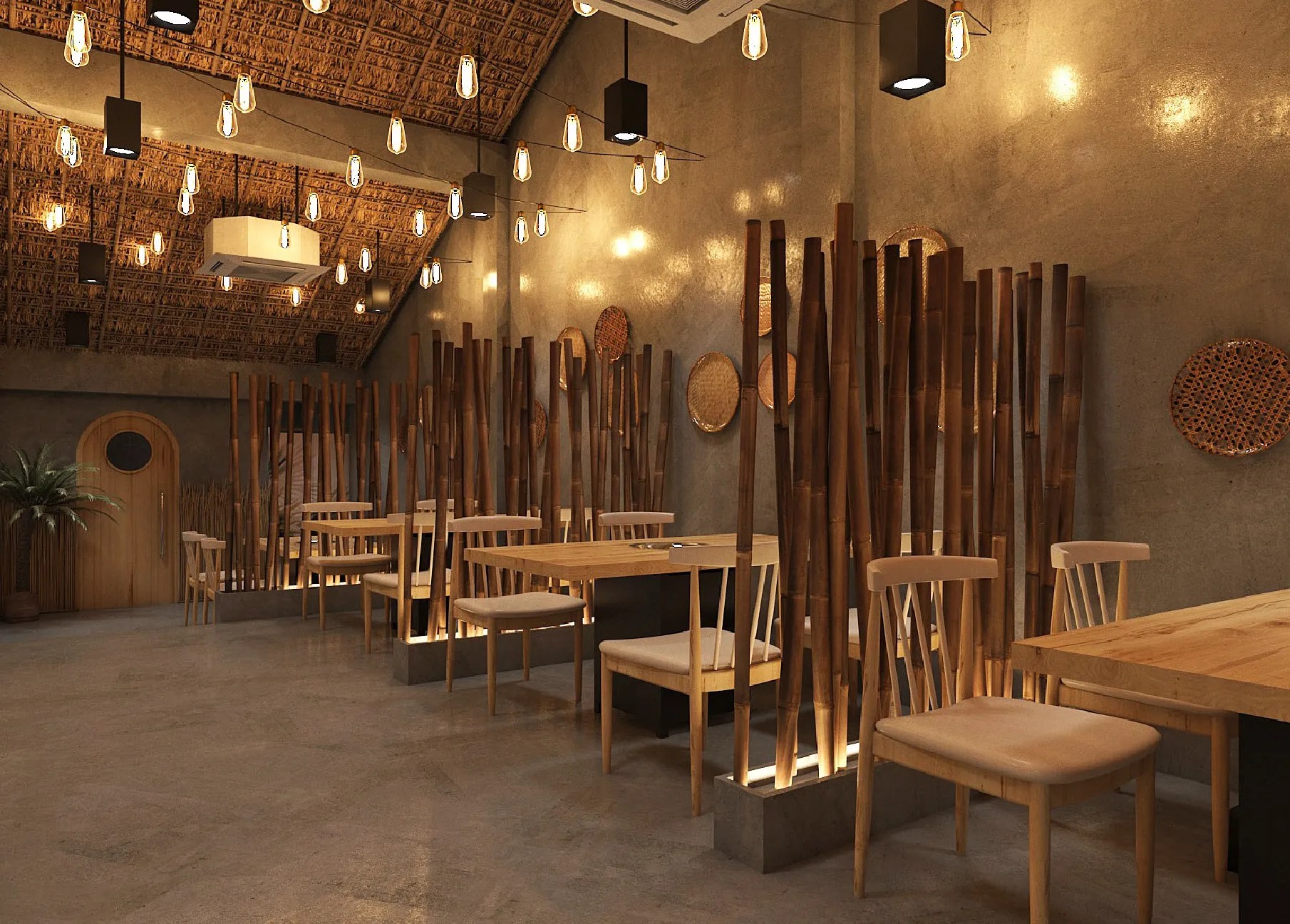 ออกแบบร้านอาหาร กึ่งบาร์
