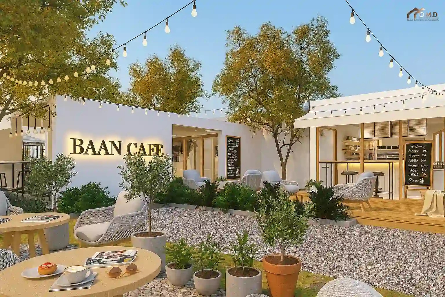 ออกแบบร้านกาแฟ มินิมอล