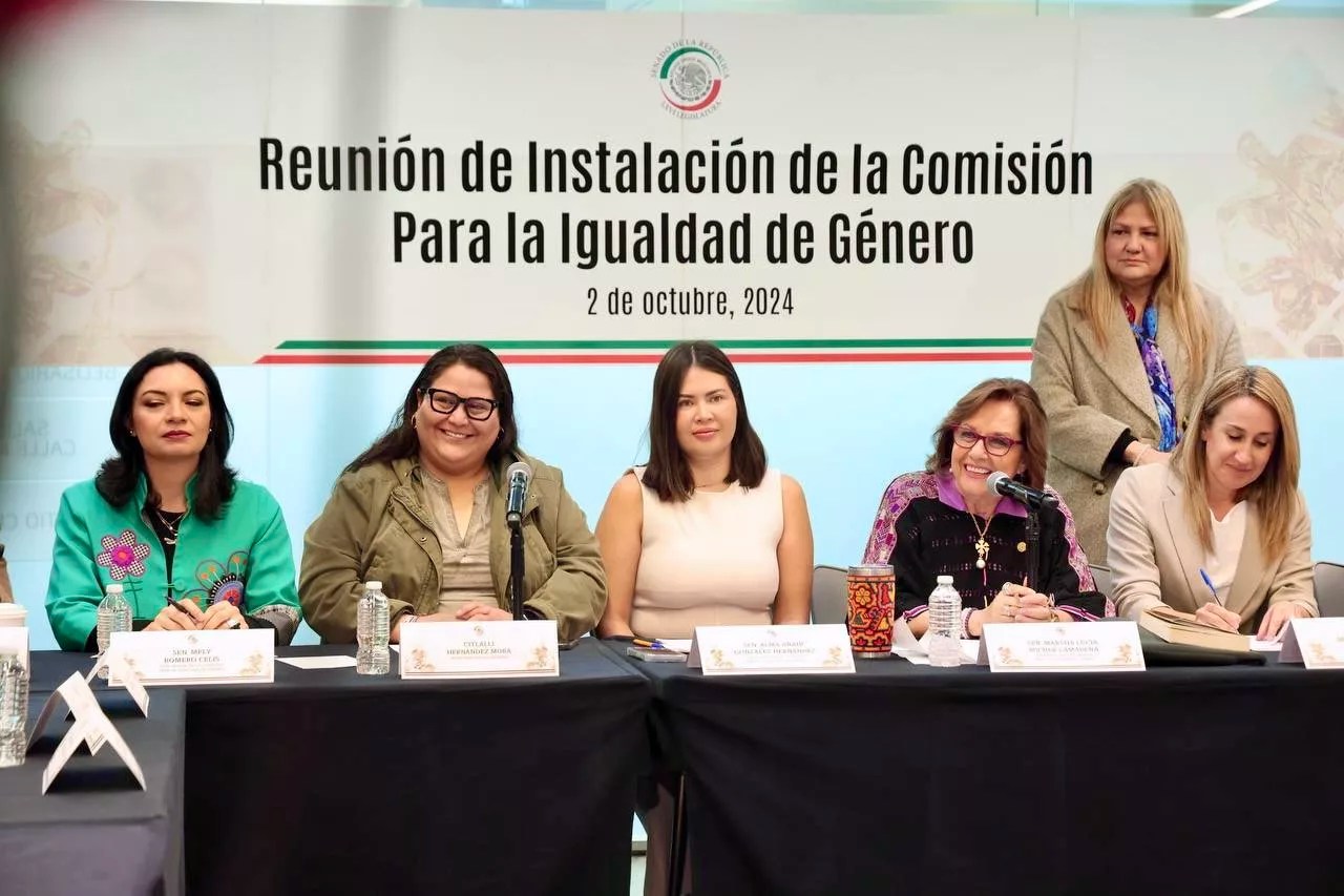 Instalan Comisión de Igualdad de Género en el Senado
