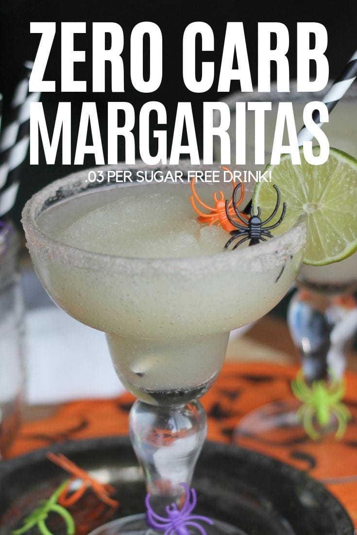 Zero Carb Margaritas that are perfect for your keto diet. Sugar free margaritas are the perfect keto alcoholic drink! Try this zero carb alcoholic drink tonight!