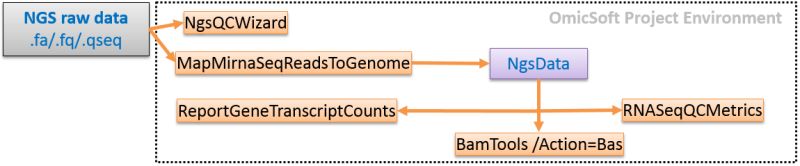Analysis Workflow Omicsoft Doc - High Quality Colorful Illustration - Retina
