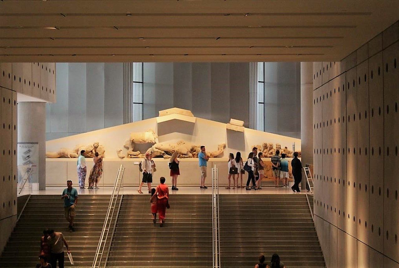 The acropolis of athens is the most striking and complete ancient greek monumental complex still existing in our times. The Acropolis Museum In Athens Its Past And Present Omilo