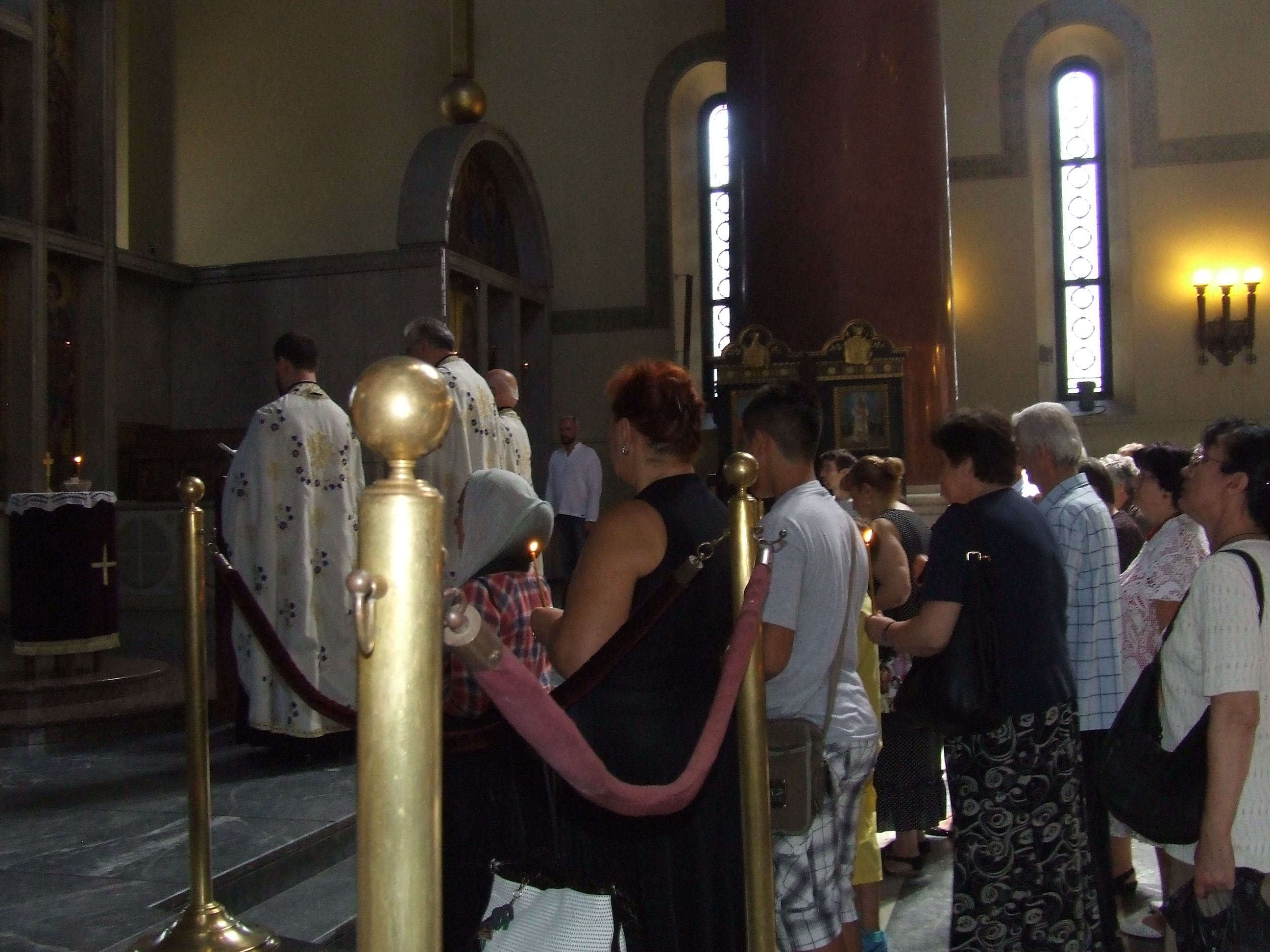 Parastos u crkvi Sv. Marka, jul 2013.