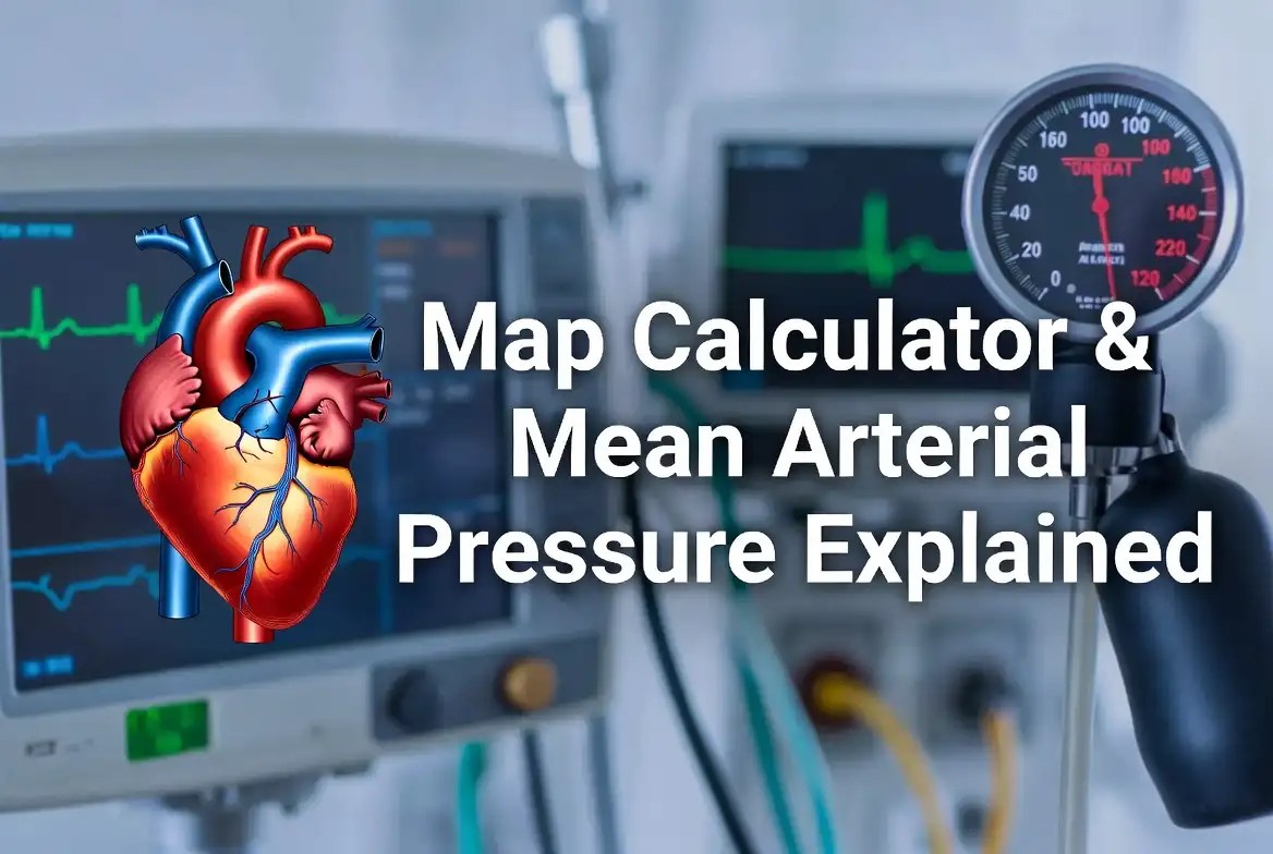 Map Calculator Calculate Mean Arterial Pressure Easily.
