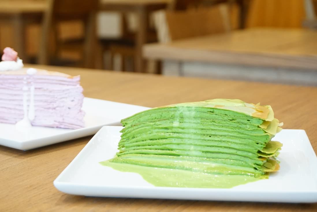 【台北大安美食】Matcha one || 平安京茶室新品牌＂爆漿抹茶卷＂抹茶千層