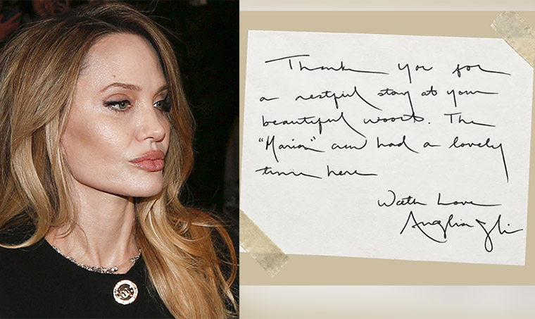 Why your children can’t read Angelina Jolie’s thank you note – Sandra Rose