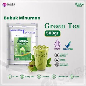 Bubuk Minuman Green Tea Blend 500 Gr