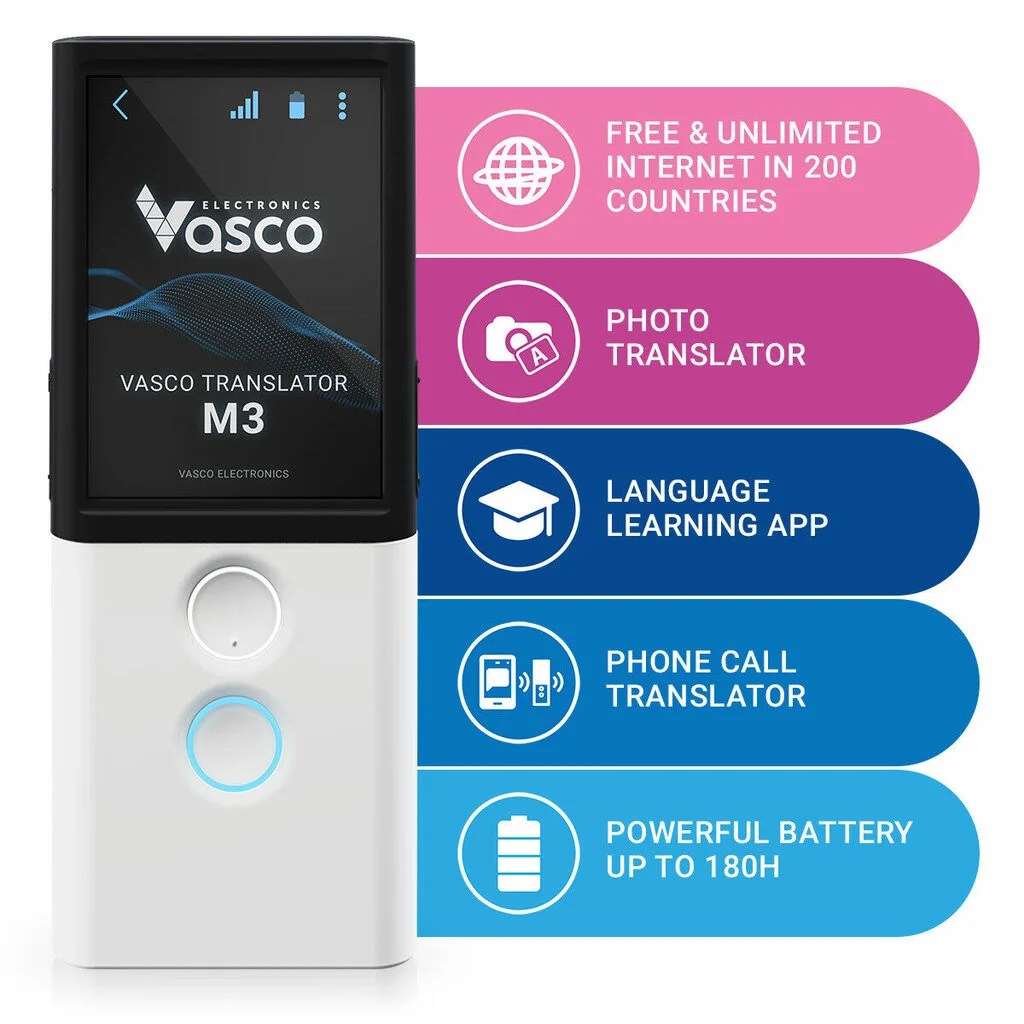 Vasco Translator M3 翻訳機 小型軽量ミニ ブラック Amazon.co.jp