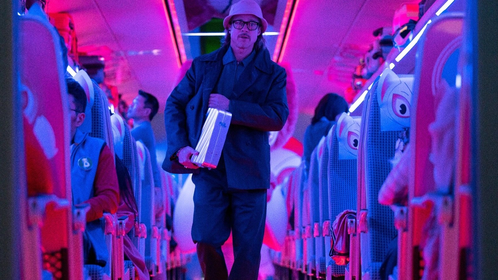 Brad Pitt rides the 'Bullet Train'