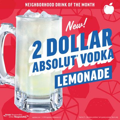 Drink Cheap: Applebee’s is Selling $2 Vodka Lemonades This Month!