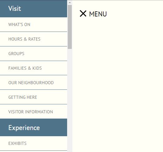 Simple jQuery CSS3 Off-Canvas Menu