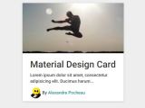 Material Design Cards For Bootstrap Onaircode