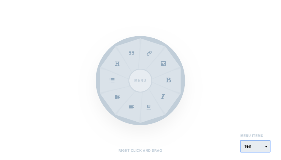 20+ Amazing CSS Circle Menu Examples OnAirCode