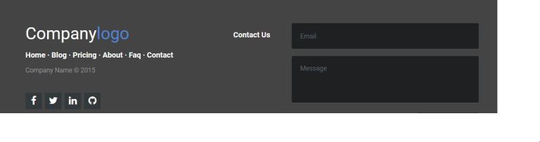 20 Creative Footer CSS HTML Design Examples - OnAirCode