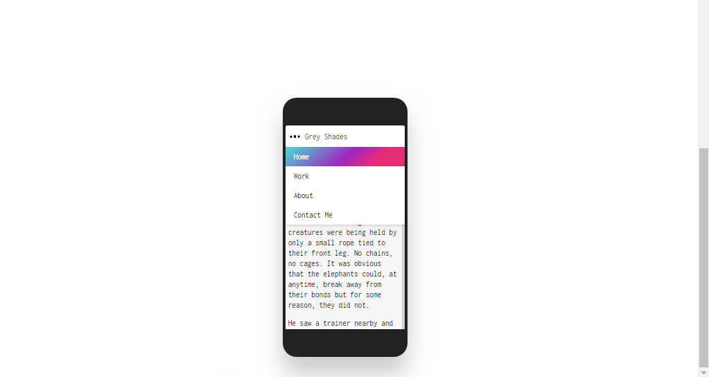Amazing CSS Mobile Menu Examples OnAirCode