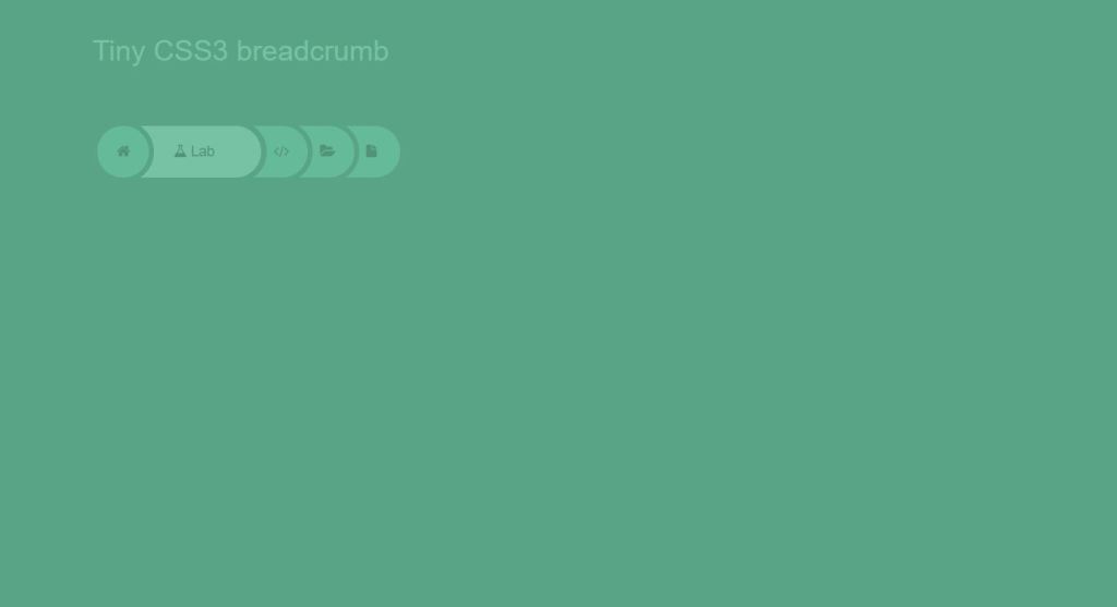 simple responsive breadcrumbs css