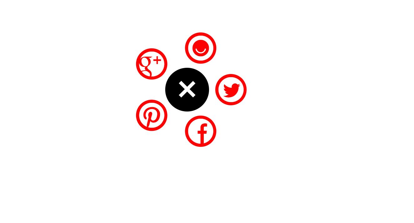 Radial Pop-Out Navigation 