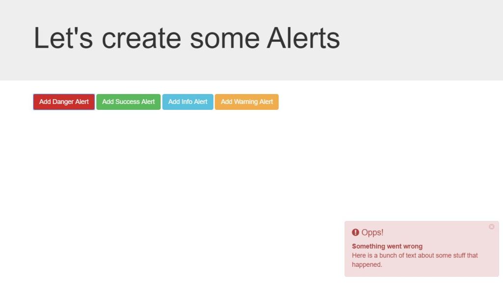 13+ Bootstrap Notification Examples Code Snippet OnAirCode