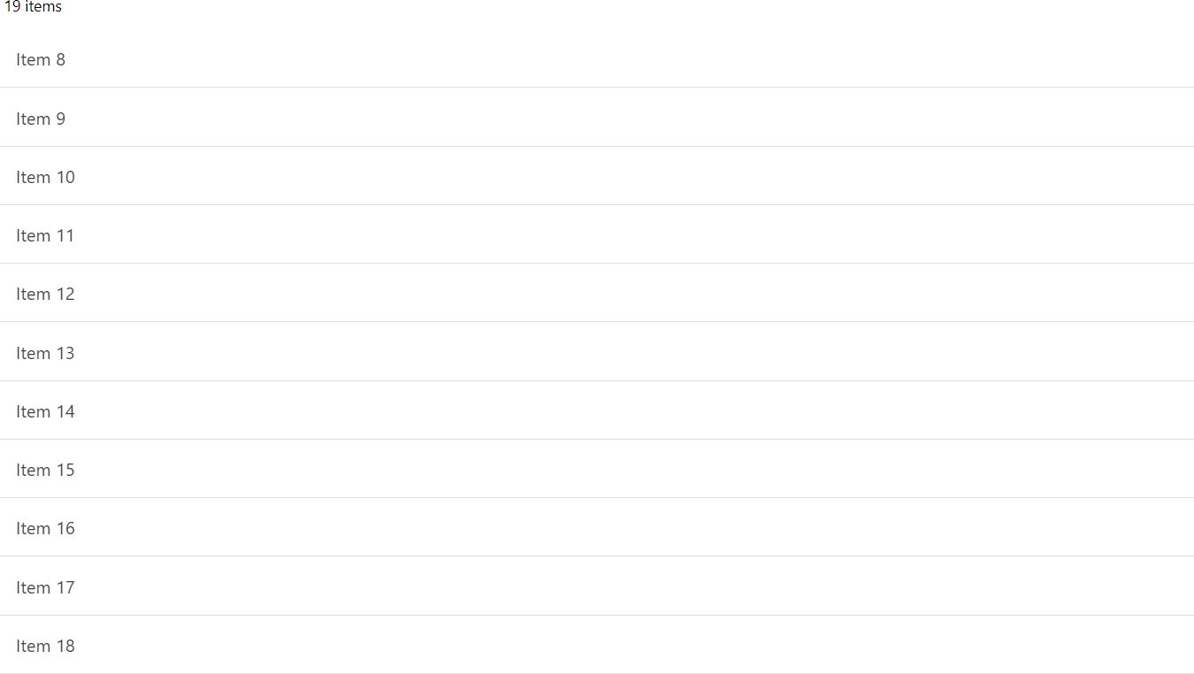infinite scroll app example