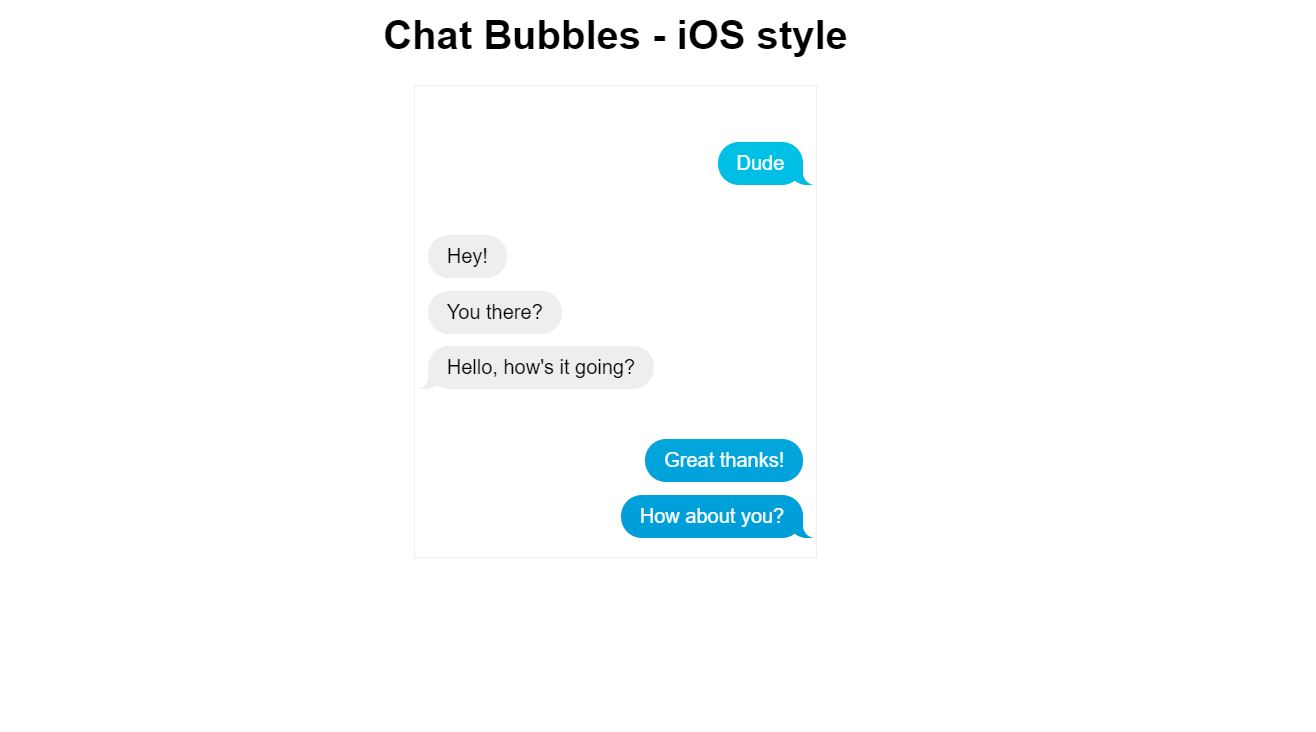 12+ Bootstrap Chat Speech Bubble Examples OnAirCode