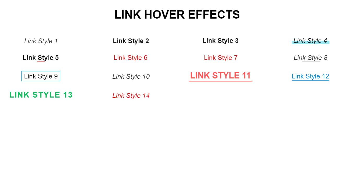 13+ Bootstrap Link Hover Style Examples Code Snippet - OnAirCode