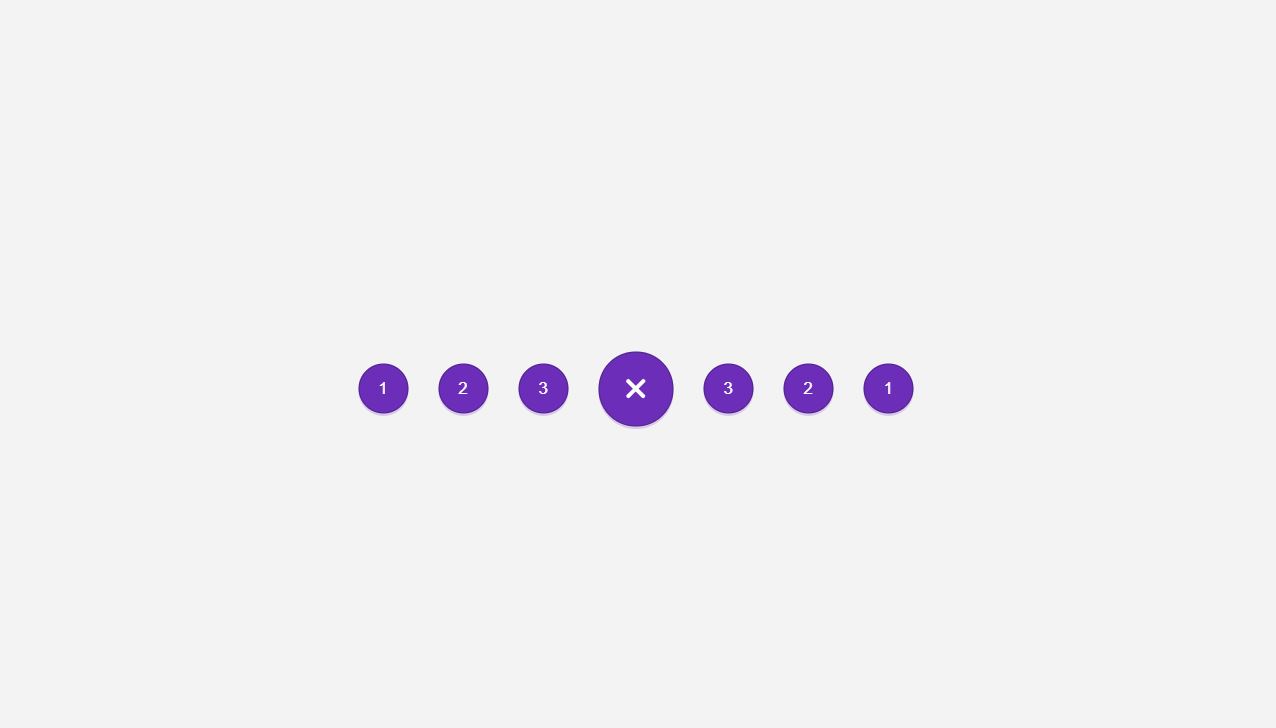 Simple awesome button toggle menu