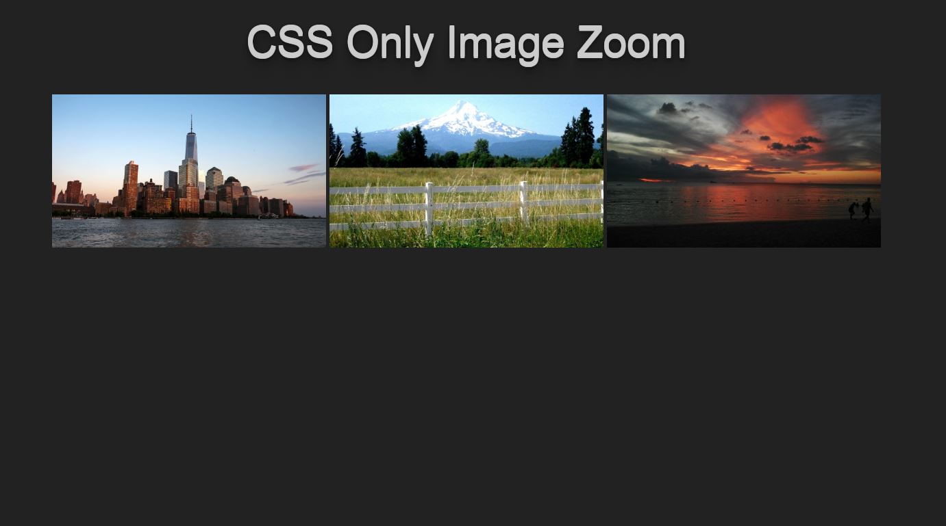 Bootstrap CSS only Image Zoom effect