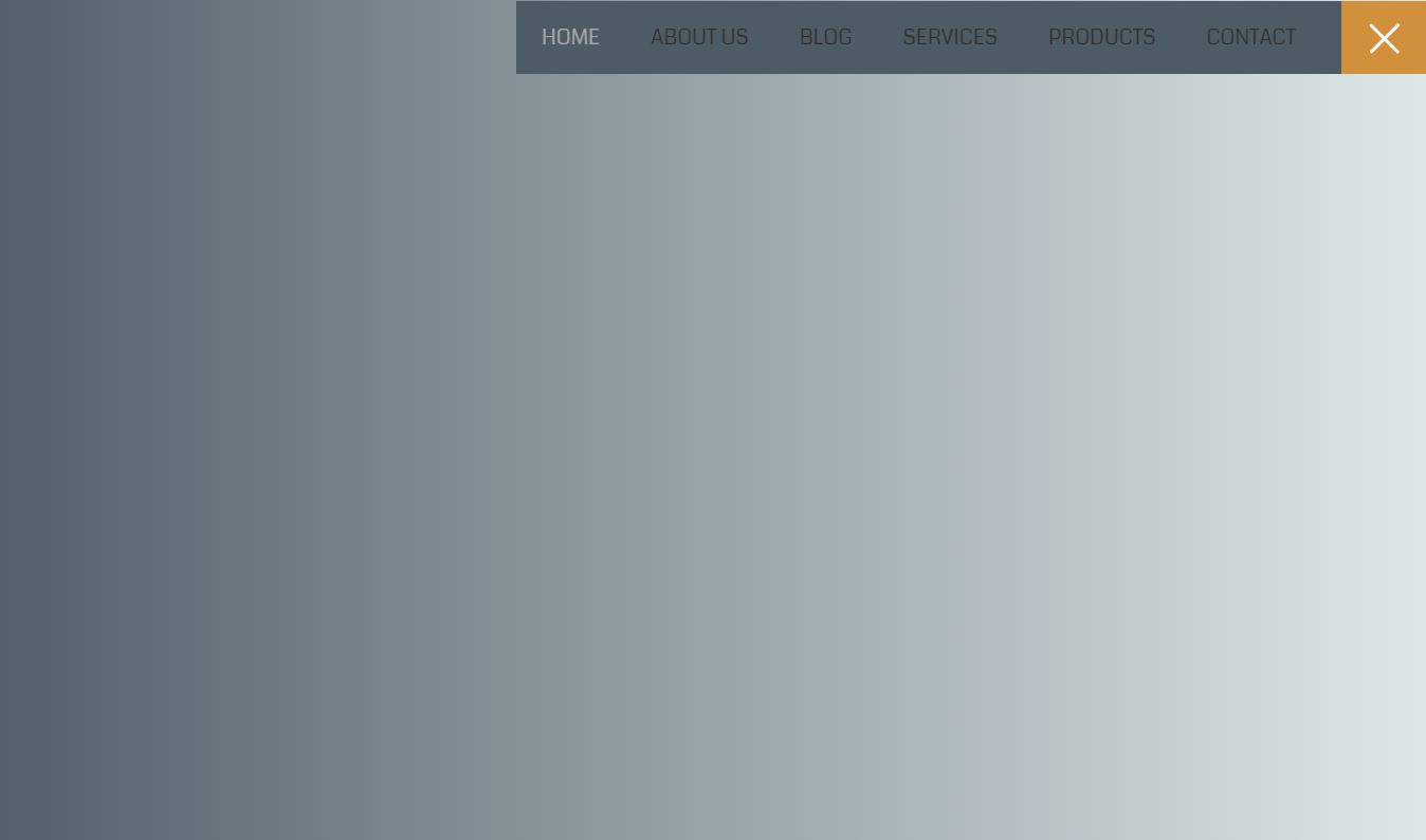 creative menu toggle button with flat design