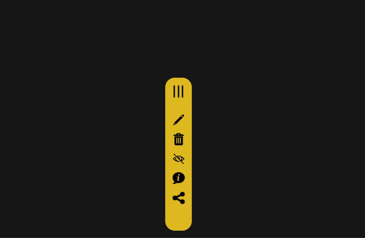 Fancy Javascript(JS) toggle navigation menu example