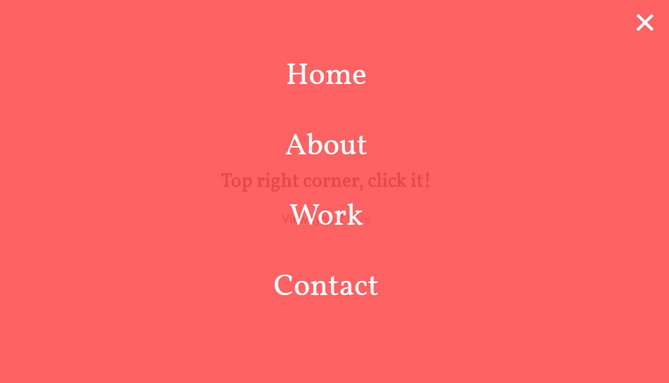 30+ JavaScript Fullscreen Menu Examples - OnAirCode