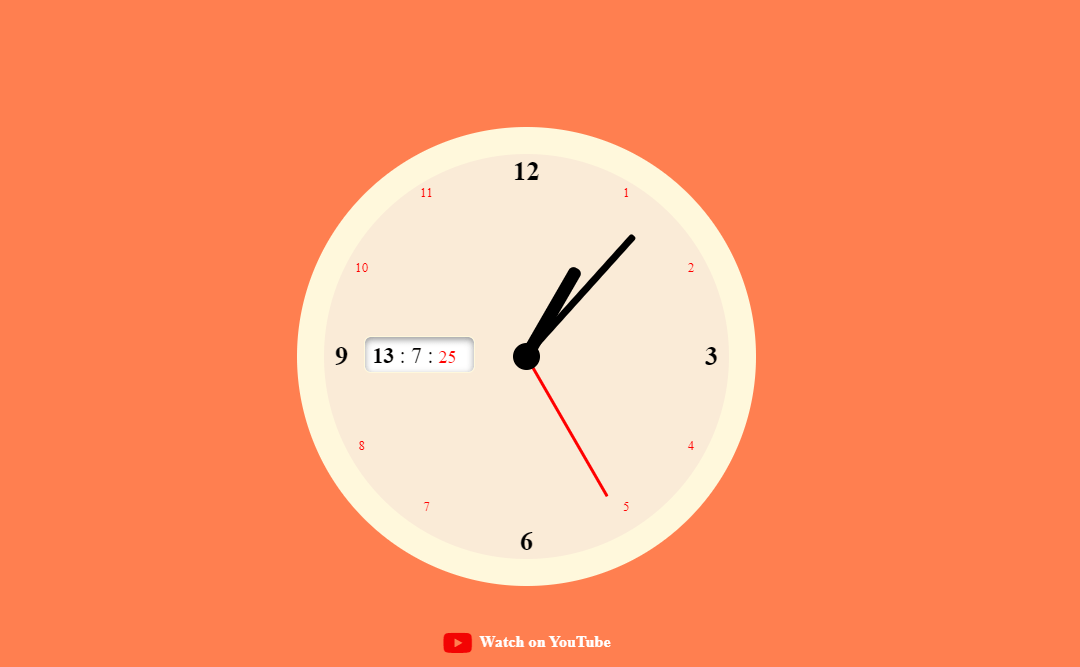 30+ JavaScript Clock Design Code Examples