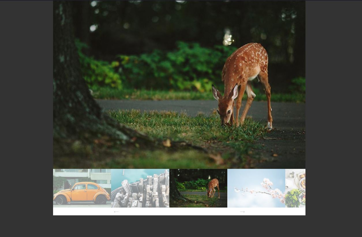 30+ JavaScript Image Gallery Examples - OnAirCode