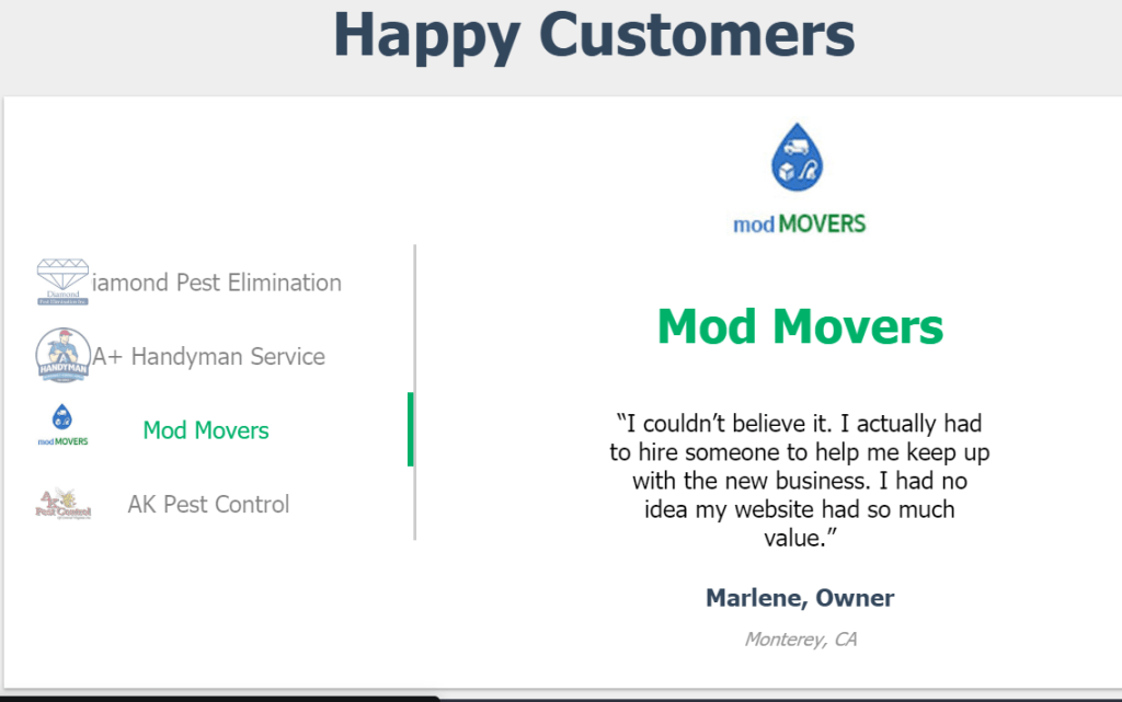 Vertical Java Script Flexbox Testimonial Carousel Concept 