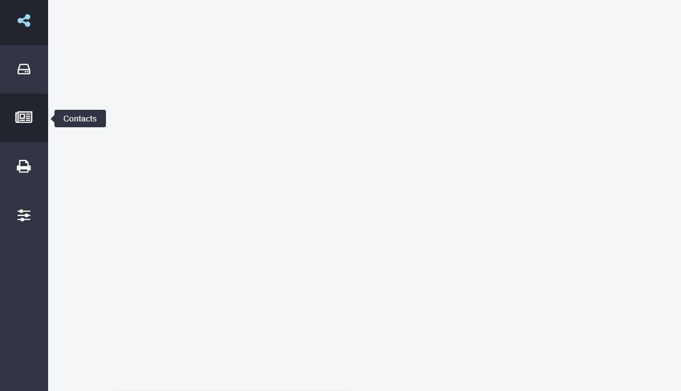 JavaScript Sidebar Menu with tooltips